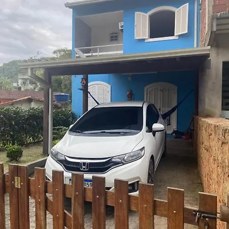Bela Casa Em Condominio De Frente A Cachoeira Parati Exterior foto